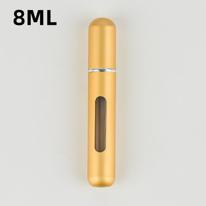 Mini Portable Refillable 8ml 5ml Perfume Aluminum Atomizer Spray Cosmetic Bottle