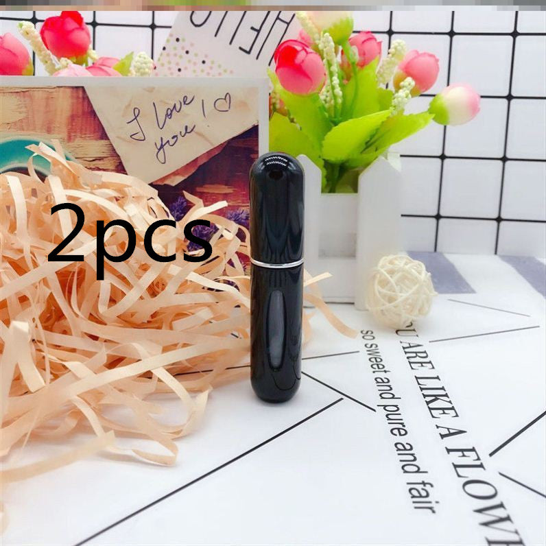 Mini Portable Refillable 8ml 5ml Perfume Aluminum Atomizer Spray Cosmetic Bottle
