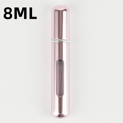 Mini Portable Refillable 8ml 5ml Perfume Aluminum Atomizer Spray Cosmetic Bottle